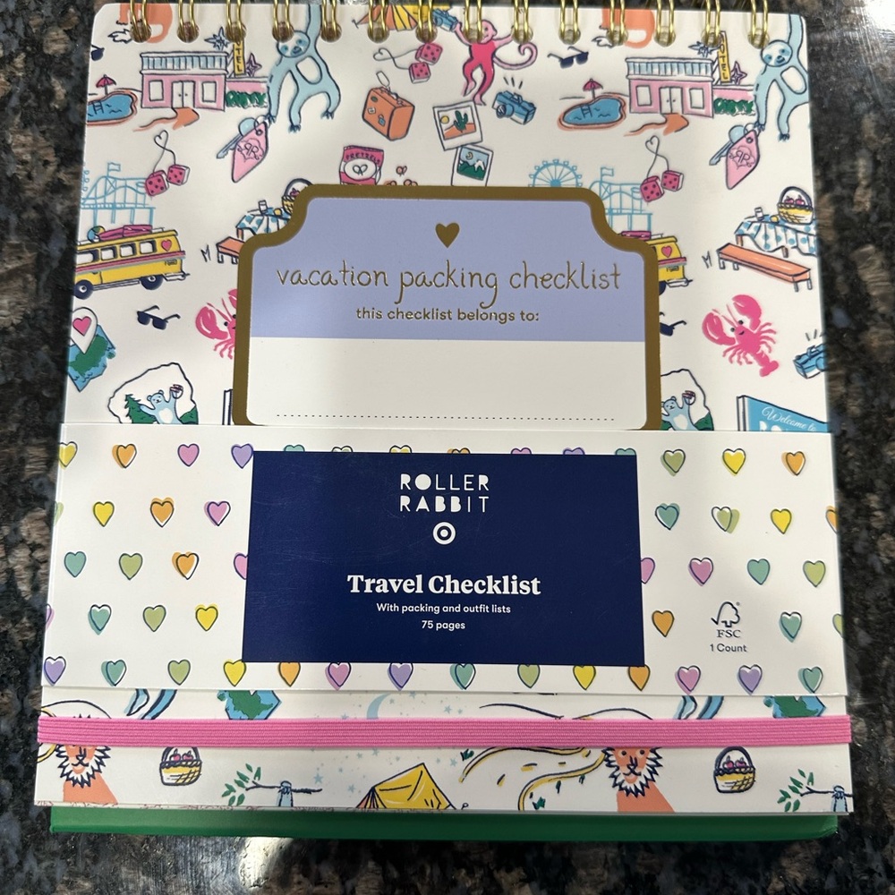 Roller Rabbit x Target Travel Checklist